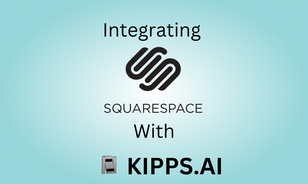 Kipps.AI integration with Squarespace