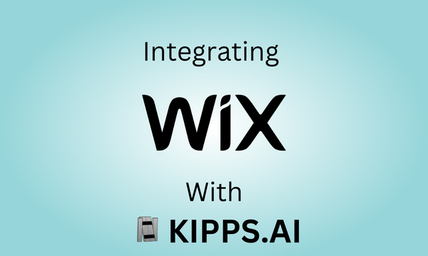 Kipps.AI Integration with Wix