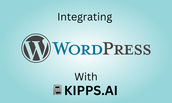 Kipps.AI integration with WordPress