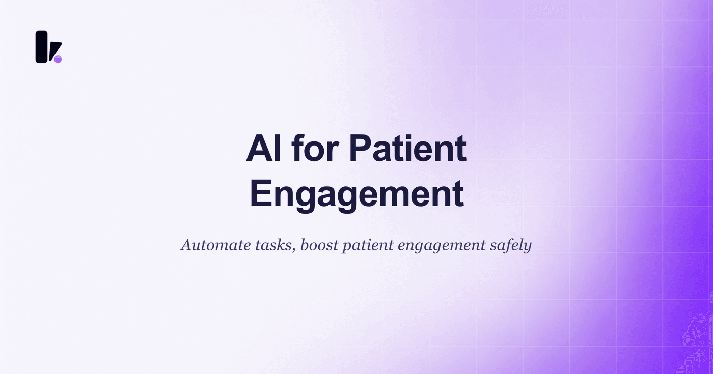 AI Agents for Healthcare: Patient Engagement, Scheduling & Support Guide