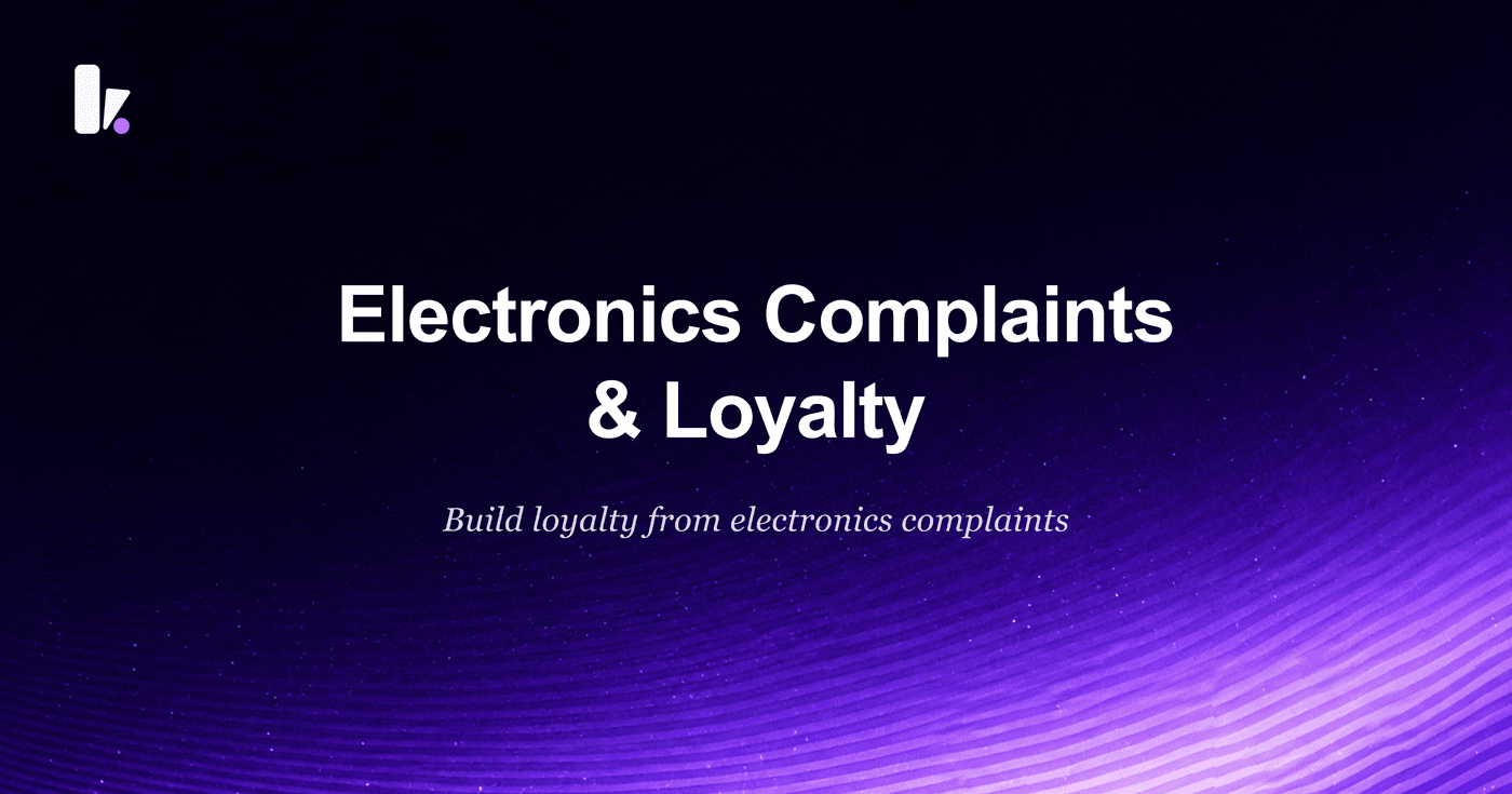 Resolving Electronics Customer Complaints with AI Outreach Campaigns