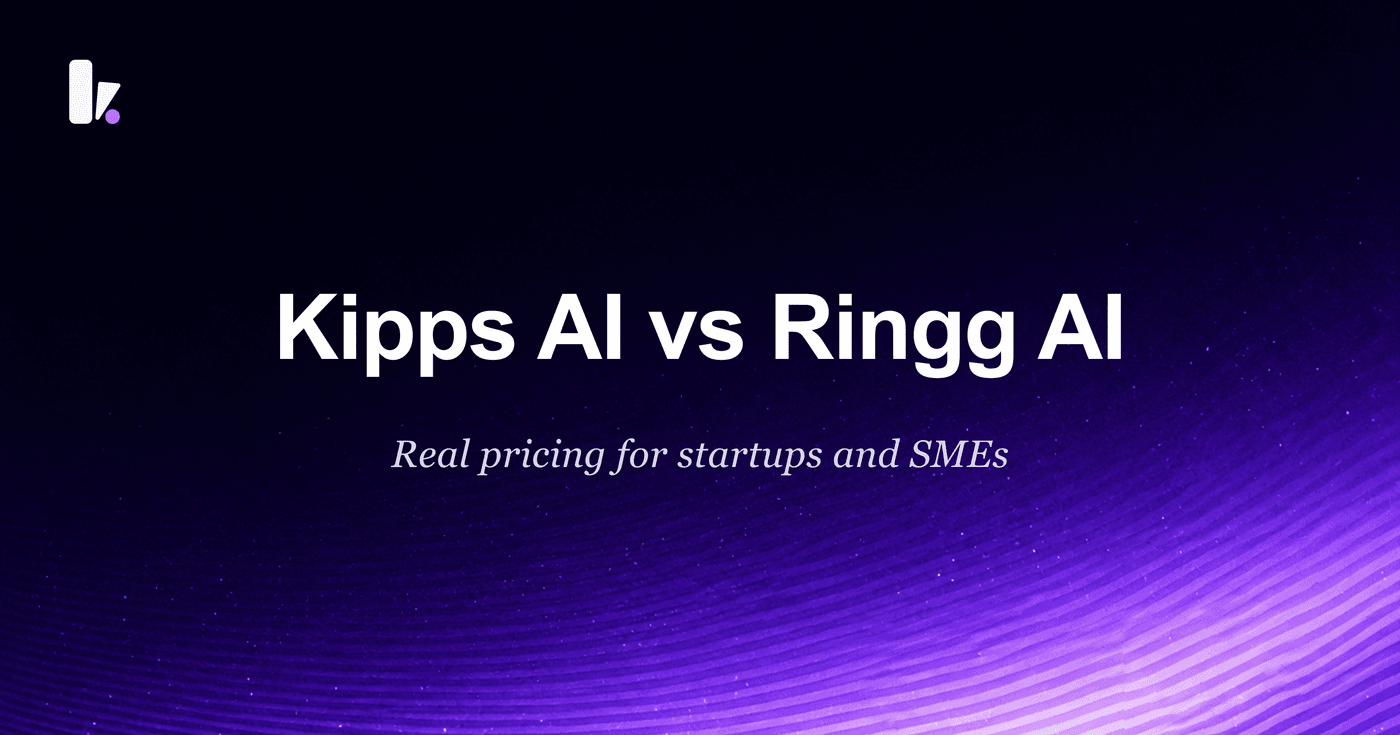 Kipps AI vs Ringg AI Pricing 2026: Best AI Voice Agent for SMEs