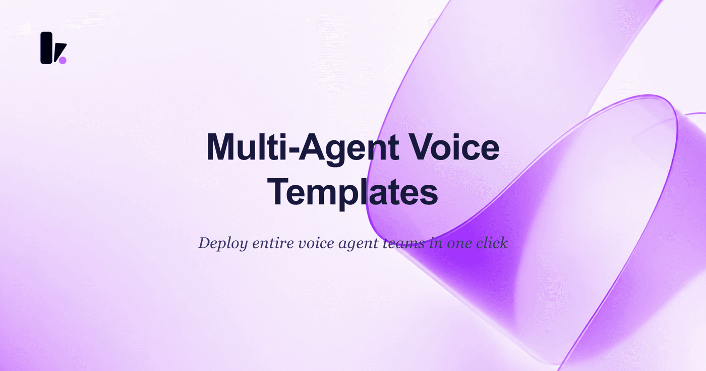 Deploy AI Voice Agent Teams with Multi-Agent Voice Templates