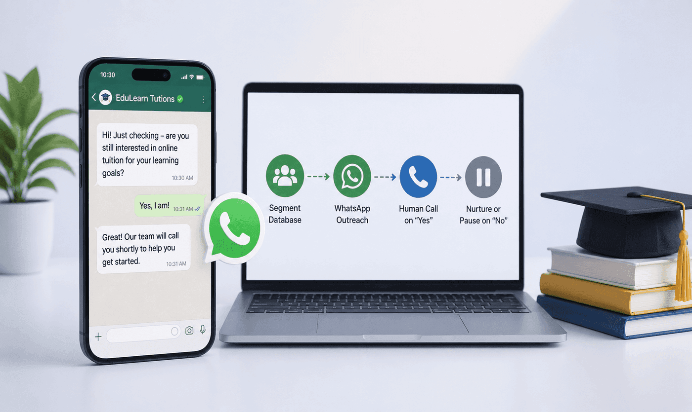 EdTech WhatsApp Lead Reactivation