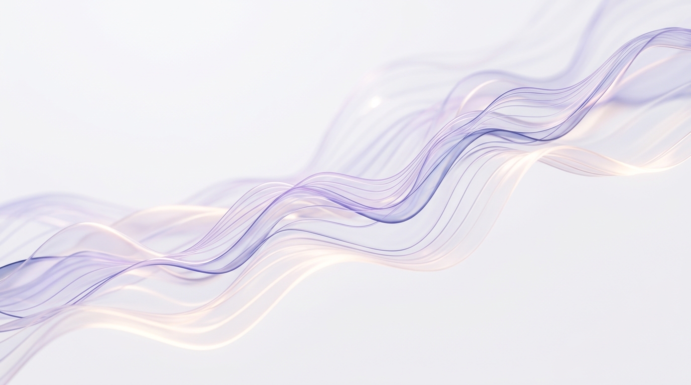 Voice AI soundwaves and neural audio ribbons